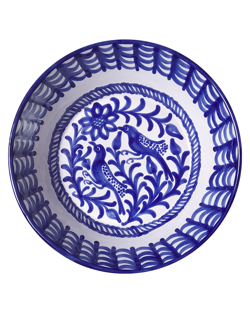 El Nido Fajalauza Lebrillo Serving Bowl — CASA PLETÓRICA